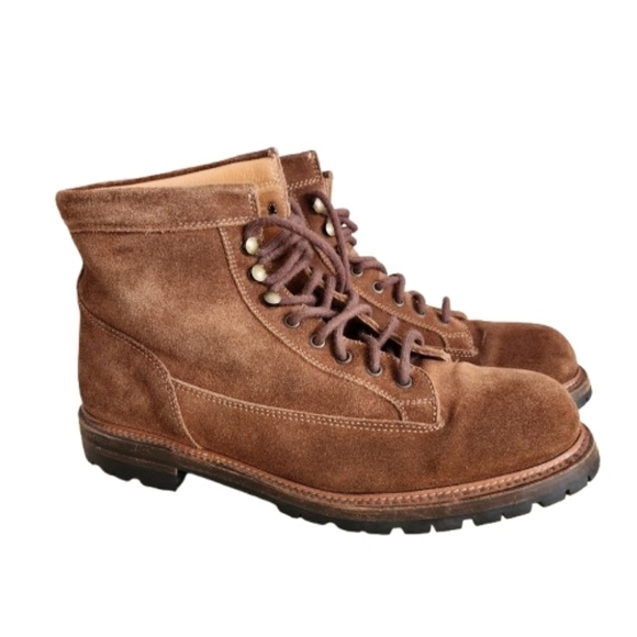 Ralph Lauren Polo Country Alpine Boots Made In Italy Suede Vibram Men’s 11D main image 8